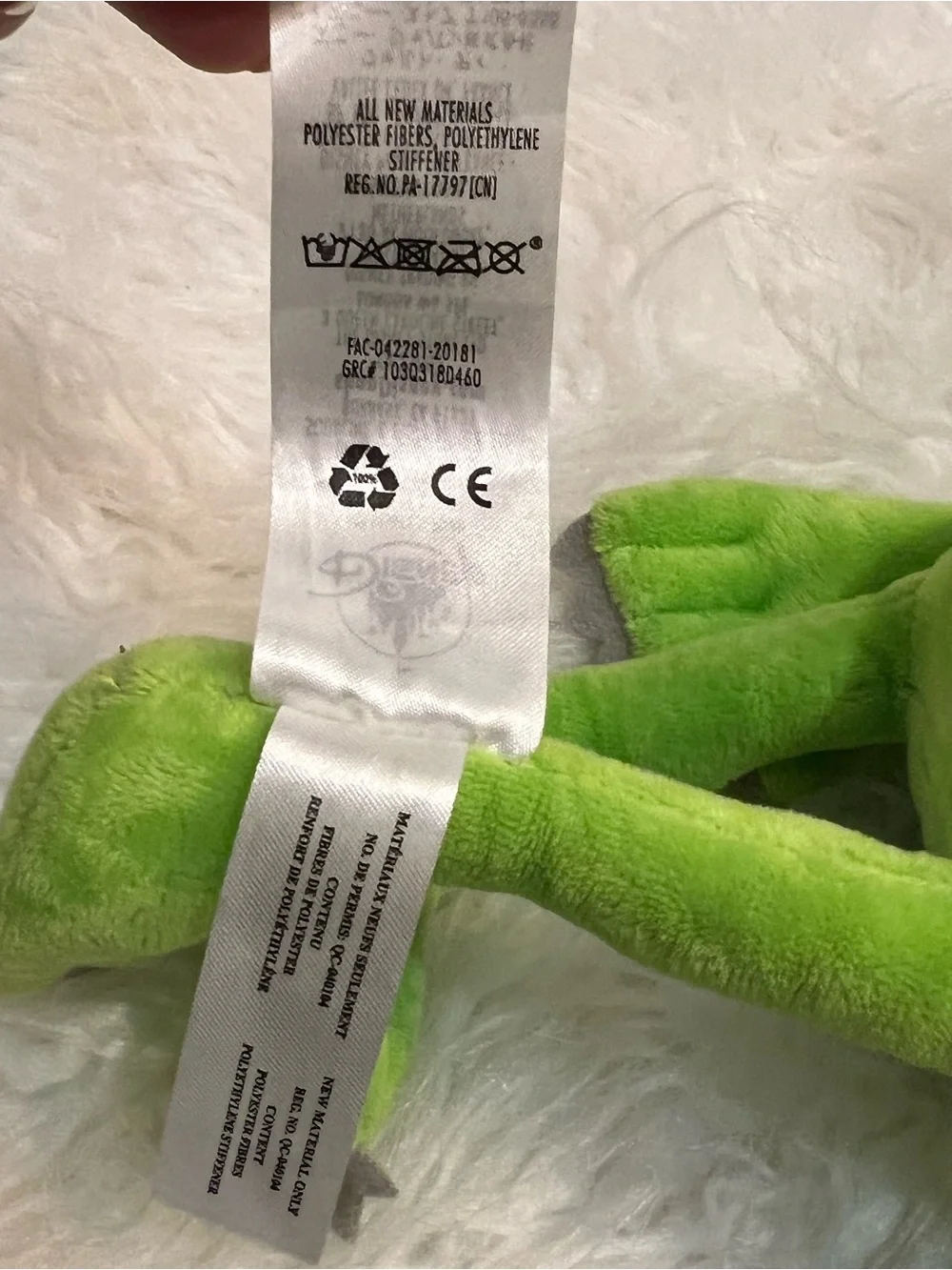 Monsters University Mike Wazowski Disney Pixar Plush - Green stuffed animal